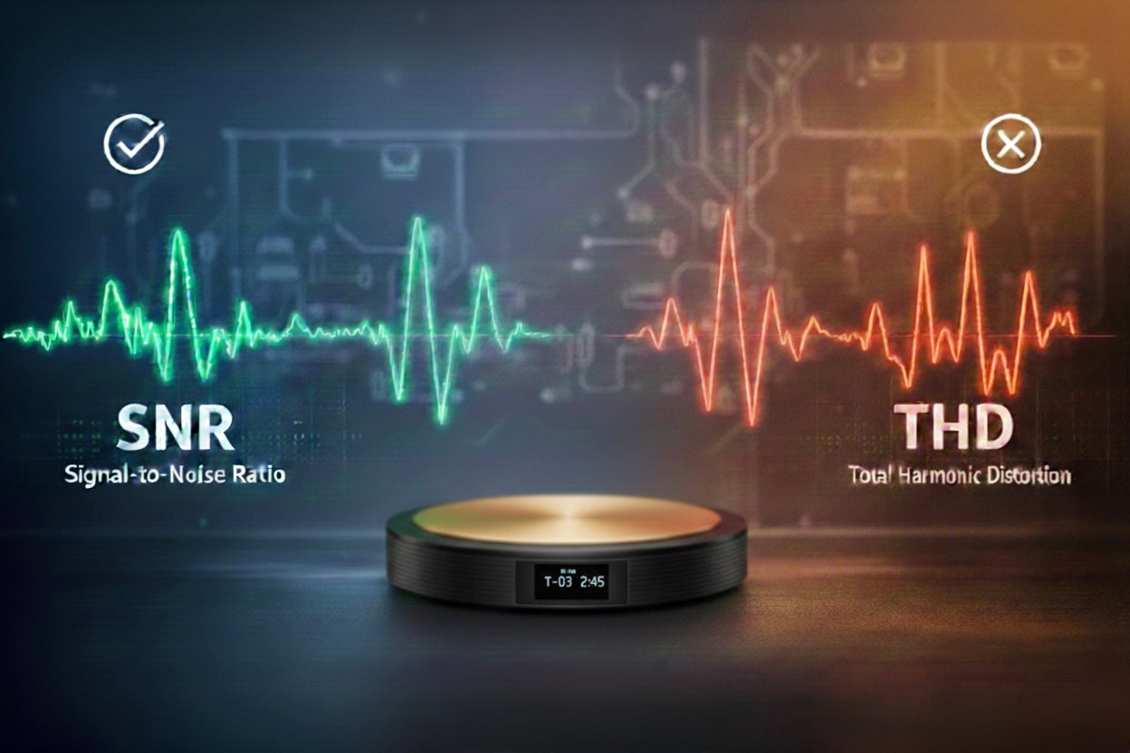 What Really Shapes Sound Quality: SNR, THD & CD Engineering – TRETTITRE