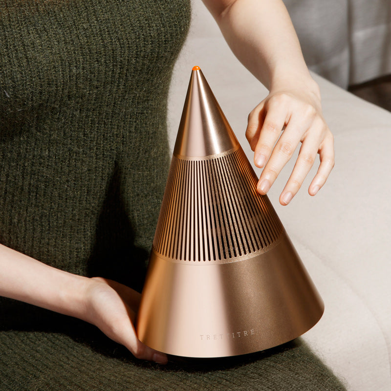 【デザイン&音秀逸】TRETTITRE mini Bluetoothスピーカー TreSound mini Bluetooth Speaker Golden – TRETTITRE