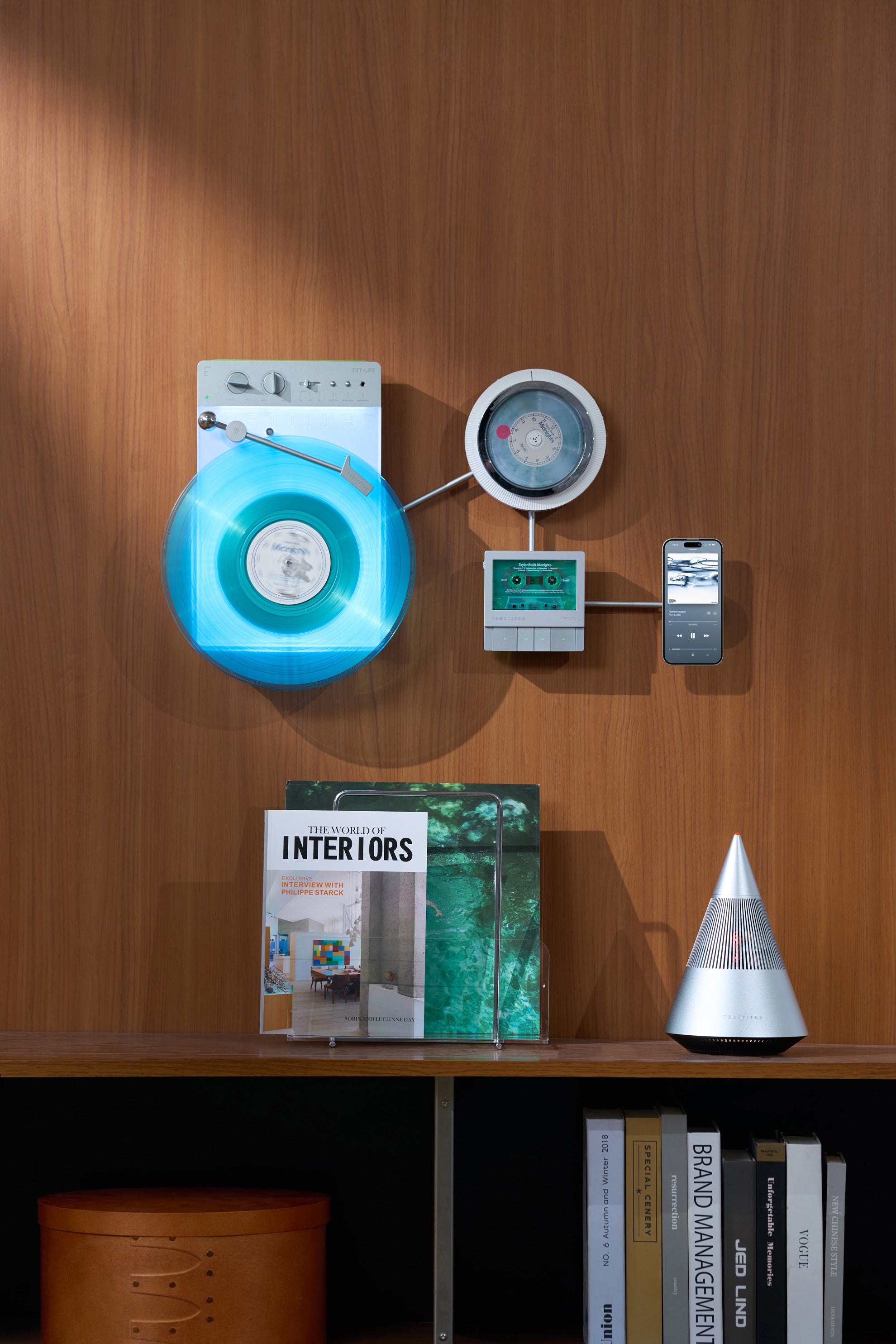 TRETTITRE | Hi-Fi Bluetooth speaker | CD Player | Amplifier