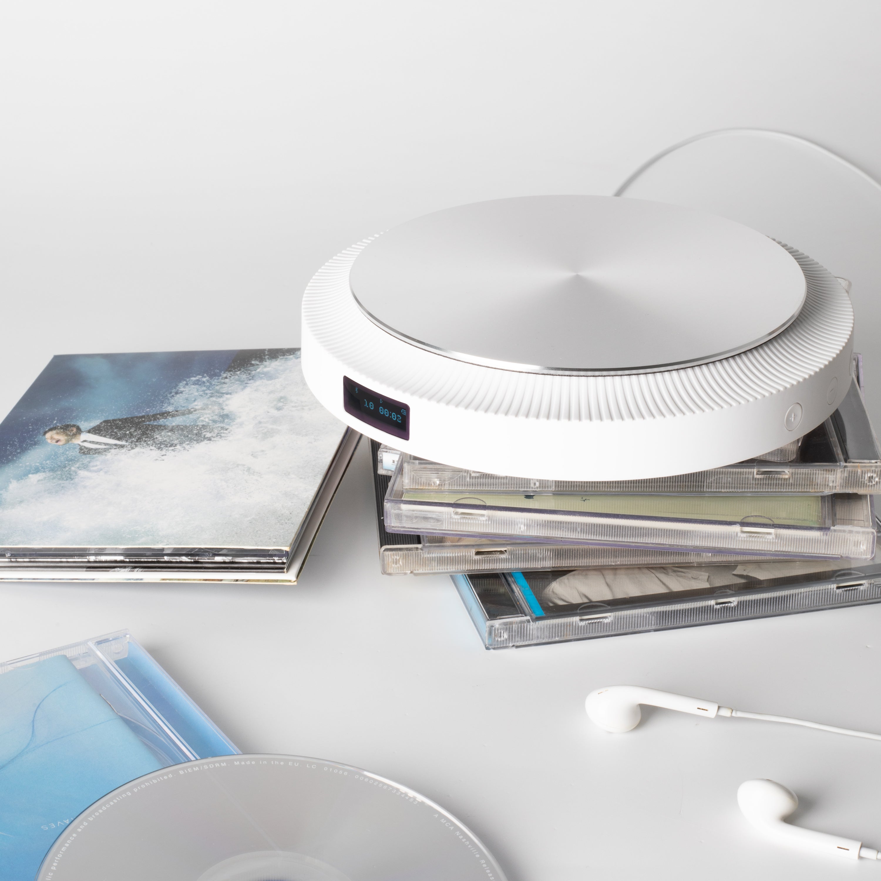 TRETTITRE T-CP8 Portable bluetooth CD Player for Home/Travel