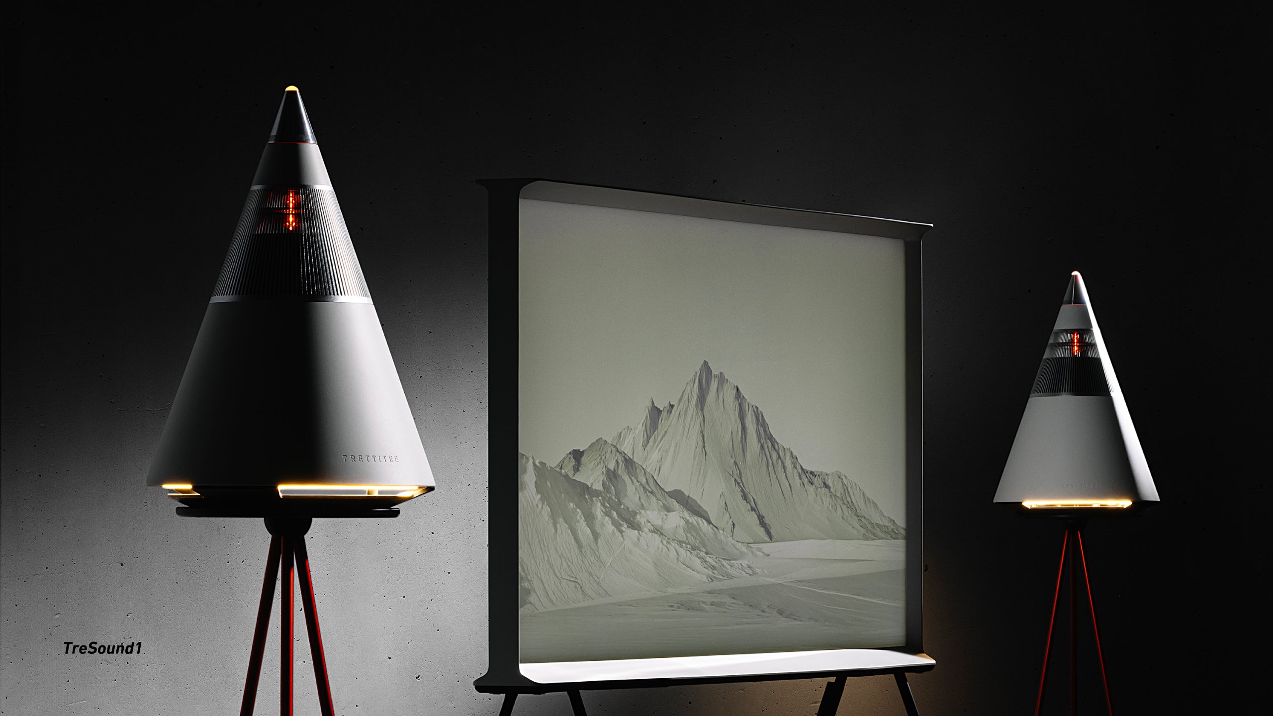 TRETTITRE | Hi-Fi Bluetooth speaker | CD Player | Amplifier