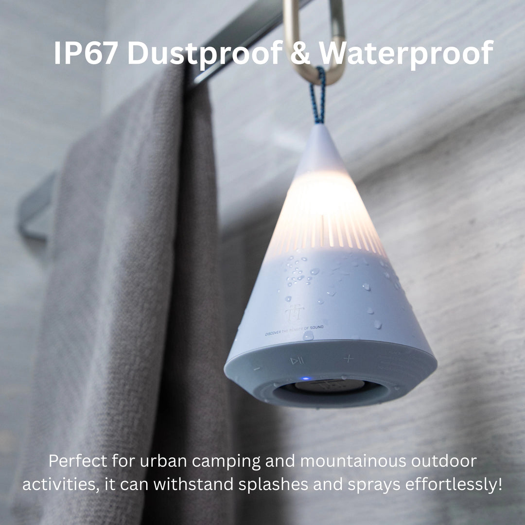 TreSound Q waterproof outdoor Bluetooth speaker dust and water resistant design